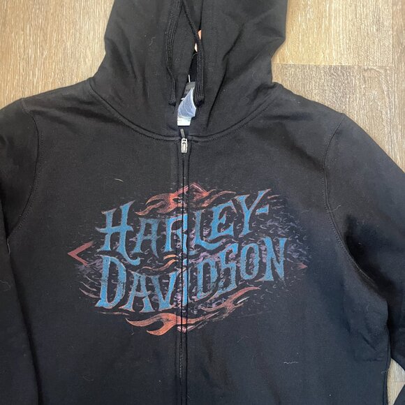 Harley-Davidson Zip Hoodie | Vintage Biker Style | Graphic Hoodie nwt - Picture 2 of 7